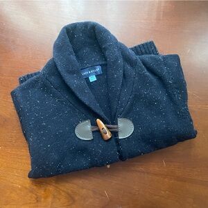 Andy & Evan Speckled Navy Knit Hoodie